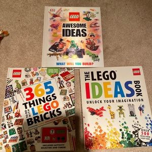 Lot of 3 Lego Hardcover Books